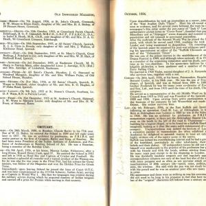 Old Ipswichian Obituary