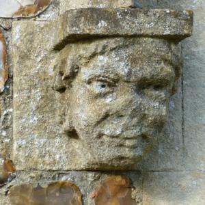 15th C Porch Corbel head
