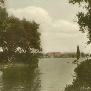 024 Circa 1930 The Meare hand tinted postcard